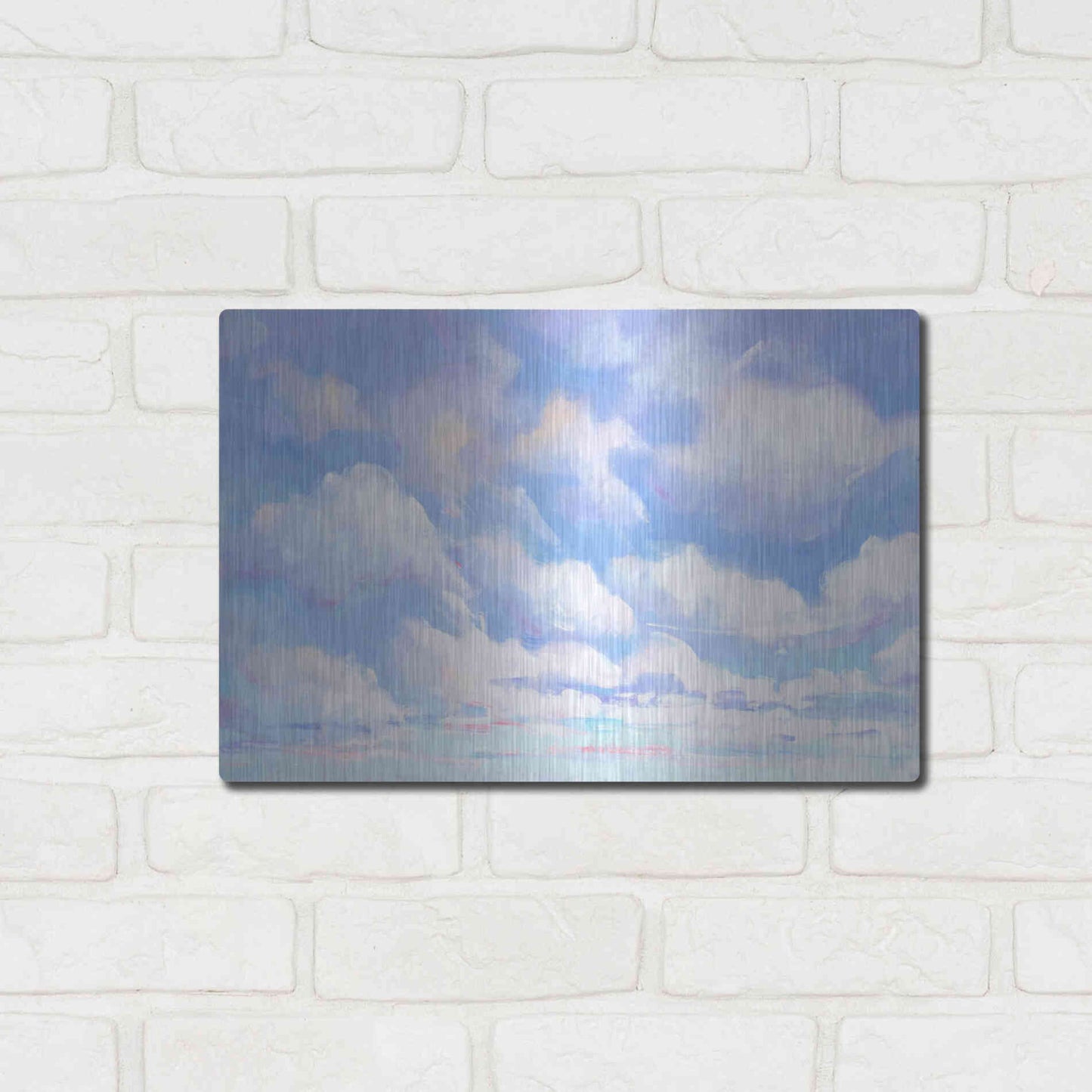 Luxe Metal Art 'Sky High I' by Tim O'Toole, Metal Wall Art,16x12