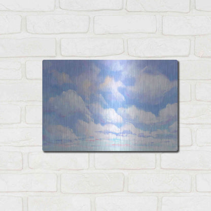 Luxe Metal Art 'Sky High I' by Tim O'Toole, Metal Wall Art,16x12