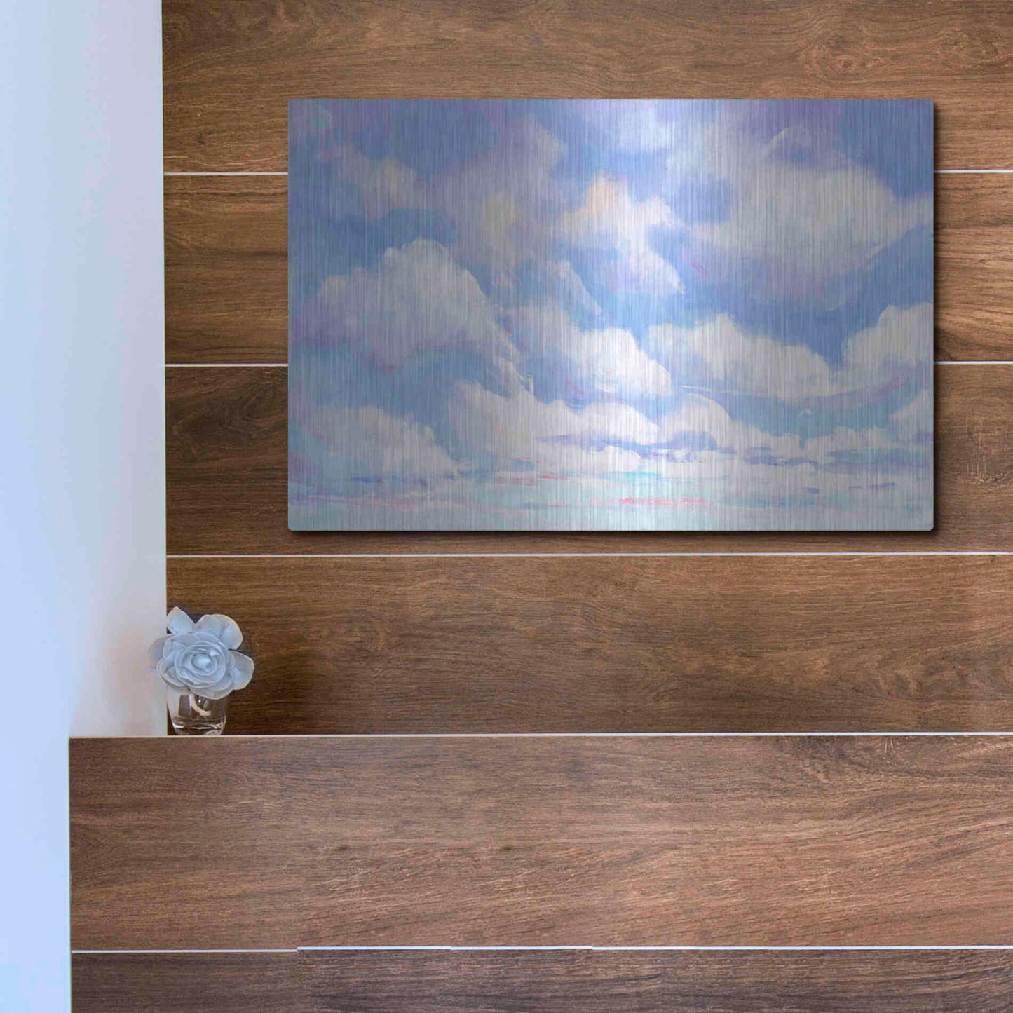 Luxe Metal Art 'Sky High I' by Tim O'Toole, Metal Wall Art,16x12