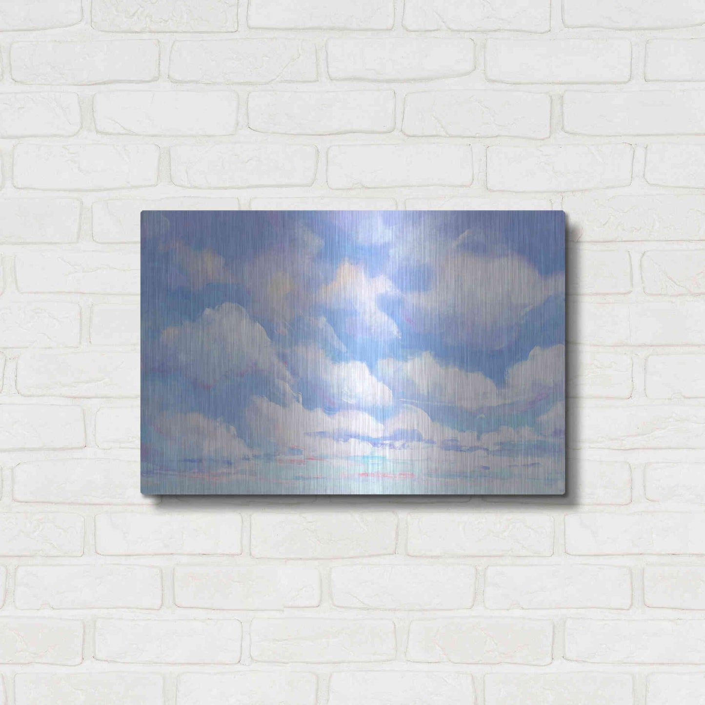 Luxe Metal Art 'Sky High I' by Tim O'Toole, Metal Wall Art,24x16