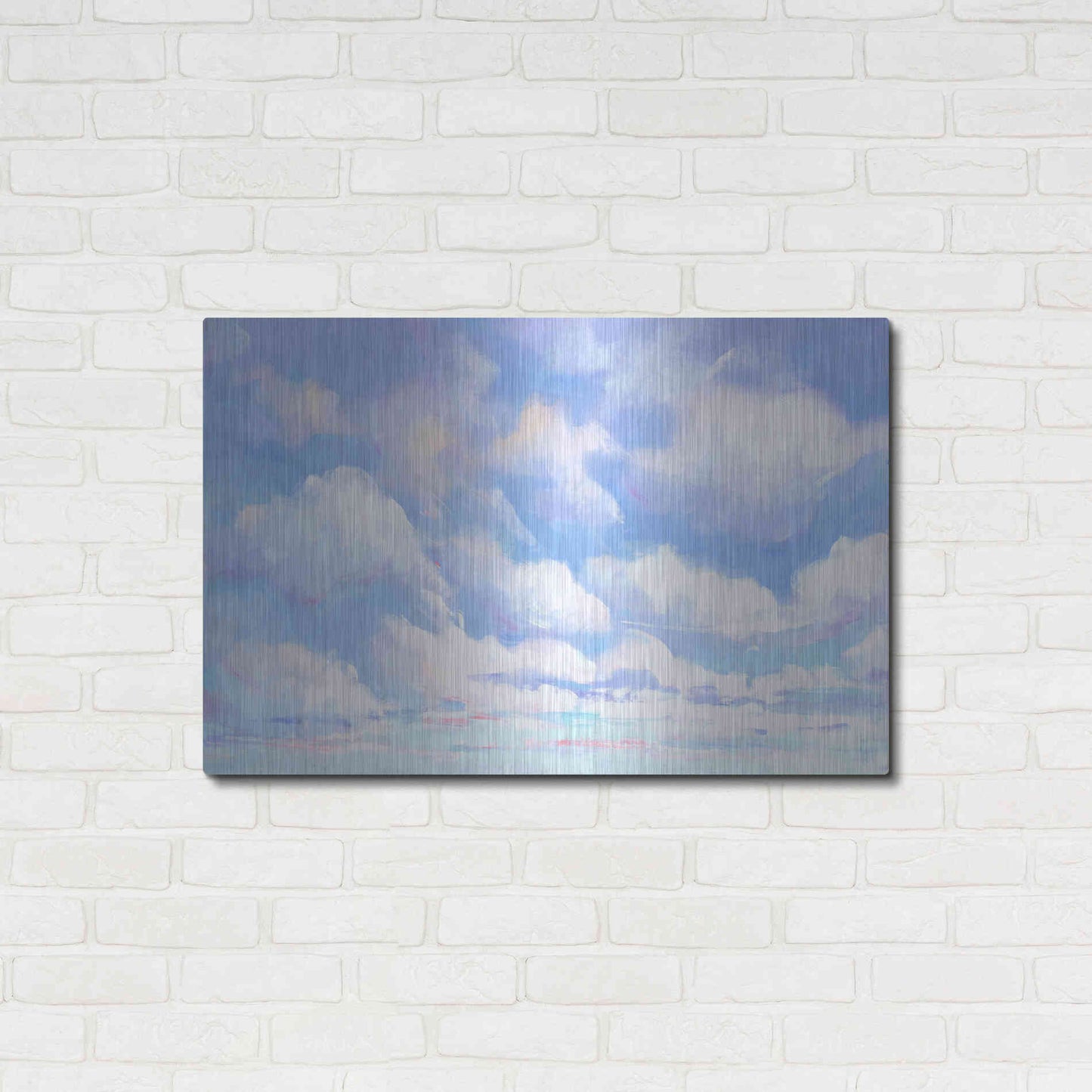 Luxe Metal Art 'Sky High I' by Tim O'Toole, Metal Wall Art,36x24