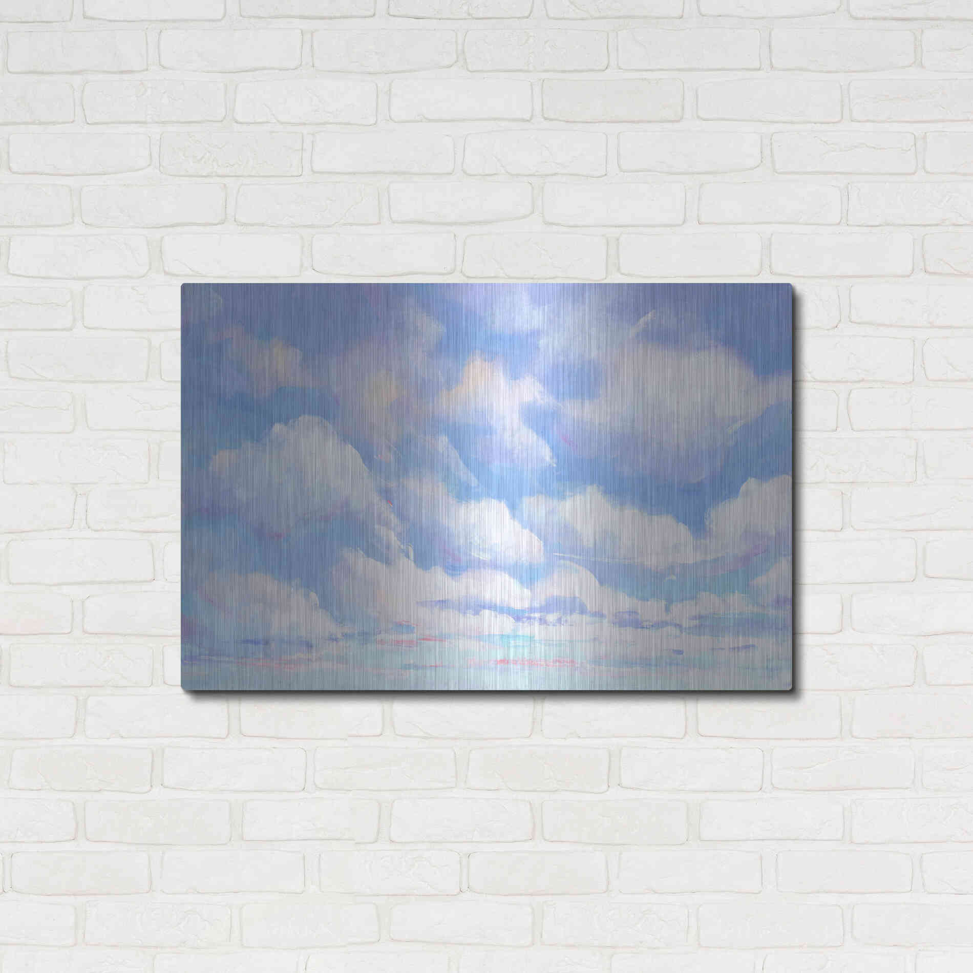 Luxe Metal Art 'Sky High I' by Tim O'Toole, Metal Wall Art,36x24