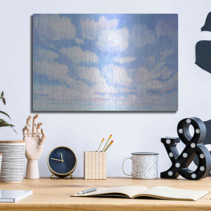 Luxe Metal Art 'Sky High II' by Tim O'Toole, Metal Wall Art,16x12