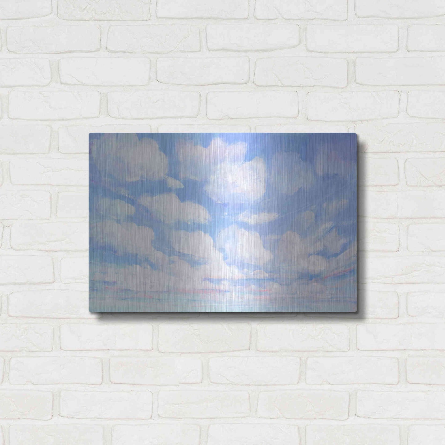 Luxe Metal Art 'Sky High II' by Tim O'Toole, Metal Wall Art,24x16