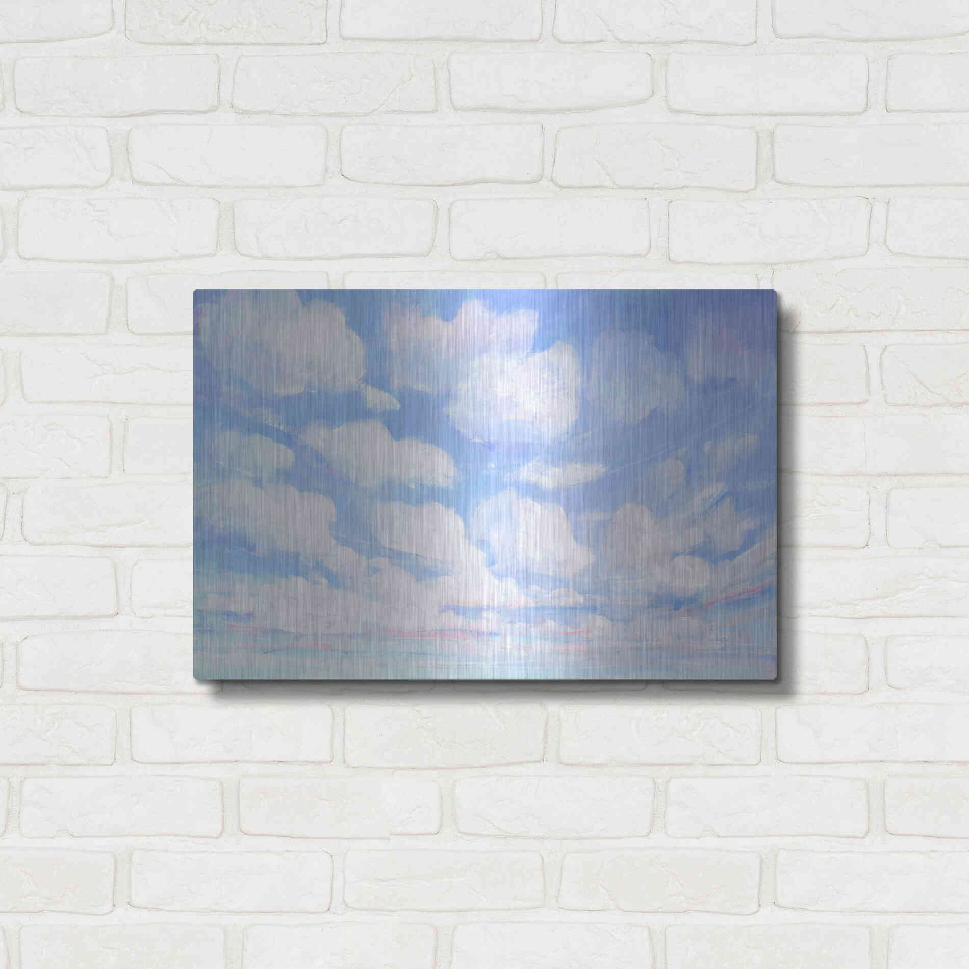 Luxe Metal Art 'Sky High II' by Tim O'Toole, Metal Wall Art,24x16