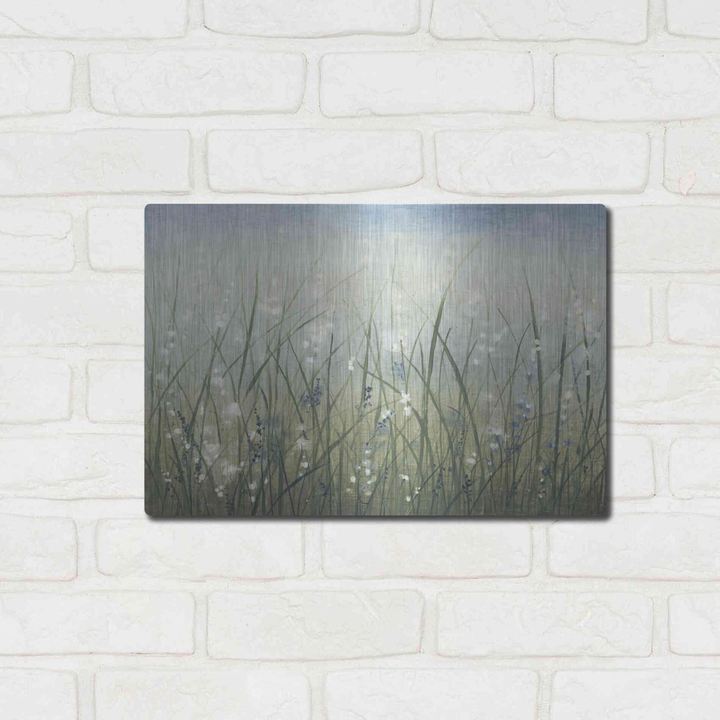 Luxe Metal Art 'Bliss I' by Tim O'Toole, Metal Wall Art,16x12