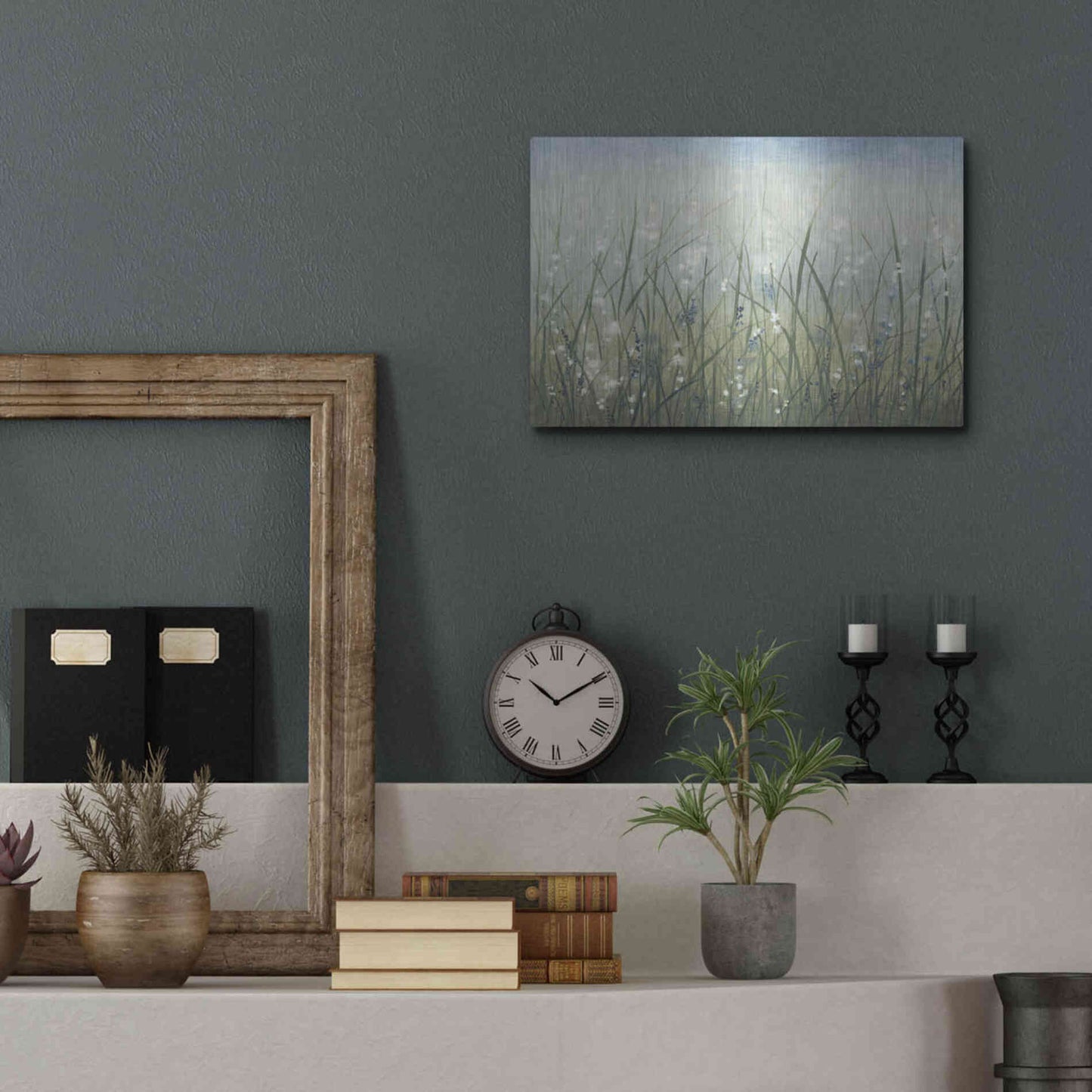 Luxe Metal Art 'Bliss I' by Tim O'Toole, Metal Wall Art,16x12