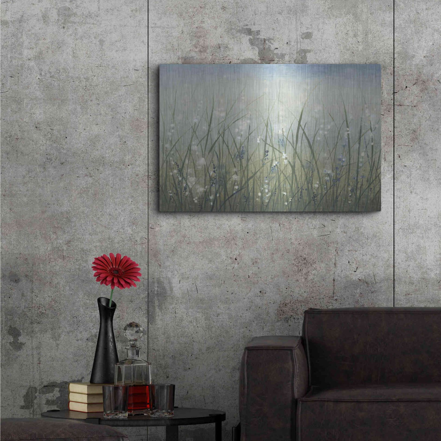 Luxe Metal Art 'Bliss I' by Tim O'Toole, Metal Wall Art,36x24