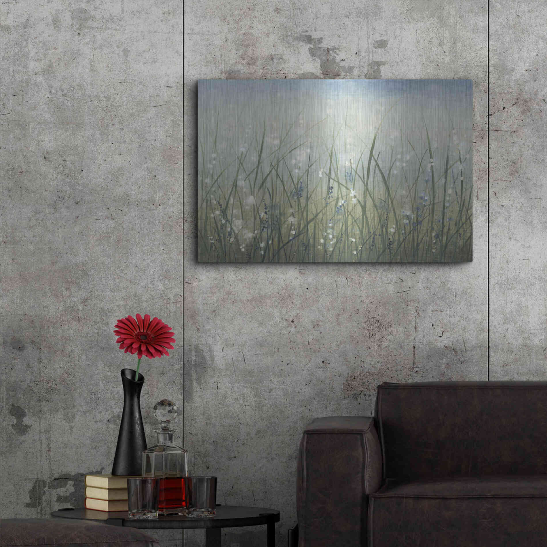 Luxe Metal Art 'Bliss I' by Tim O'Toole, Metal Wall Art,36x24