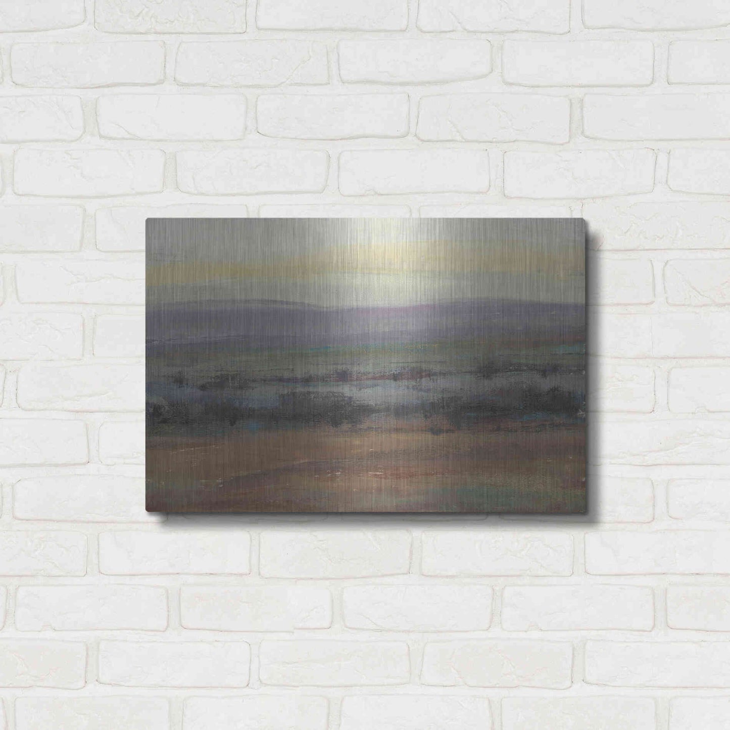 Luxe Metal Art 'Fast Fading Light I' by Tim O'Toole, Metal Wall Art,24x16