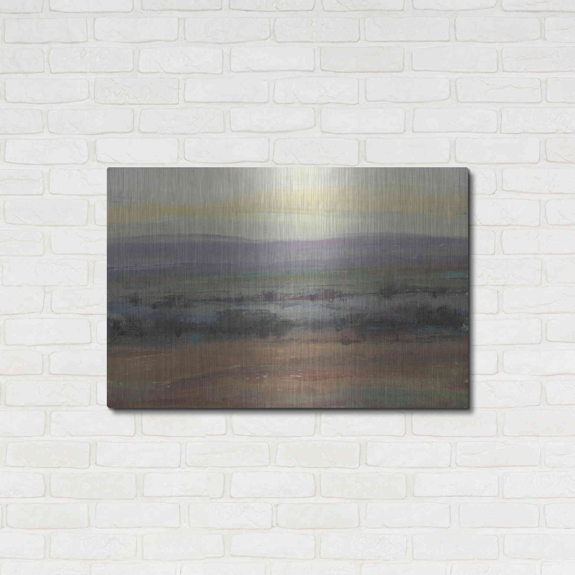 Luxe Metal Art 'Fast Fading Light I' by Tim O'Toole, Metal Wall Art,36x24