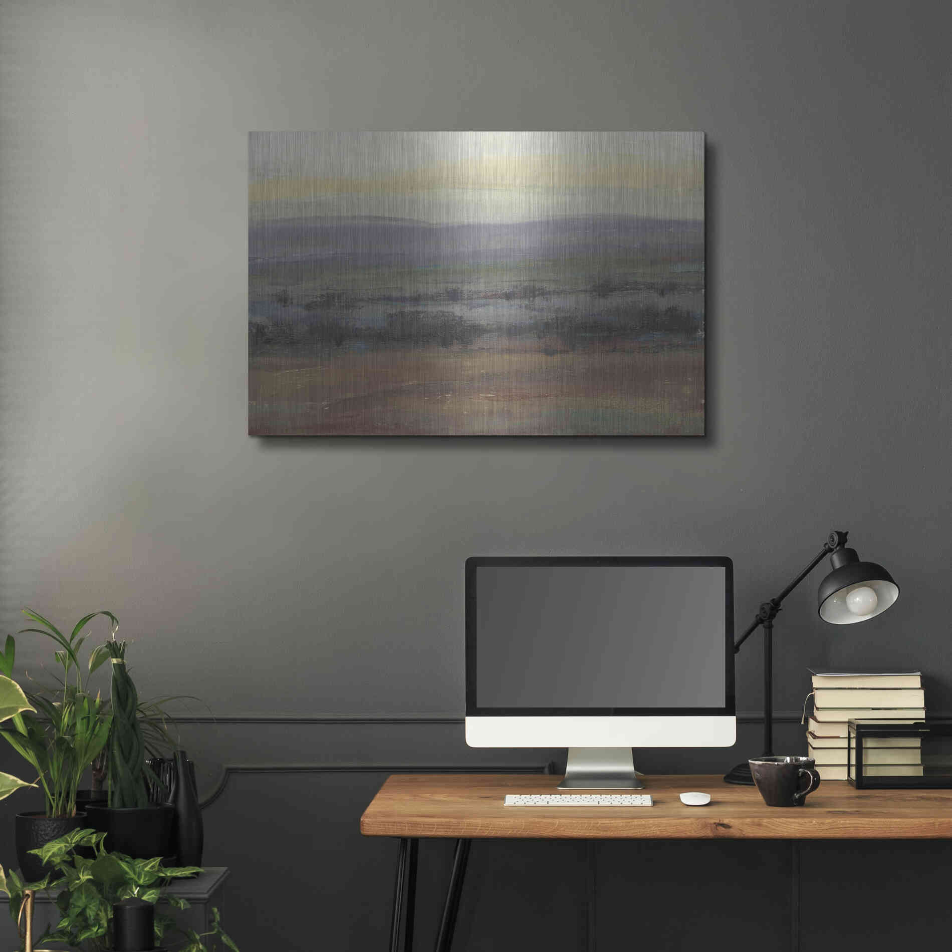Luxe Metal Art 'Fast Fading Light I' by Tim O'Toole, Metal Wall Art,36x24