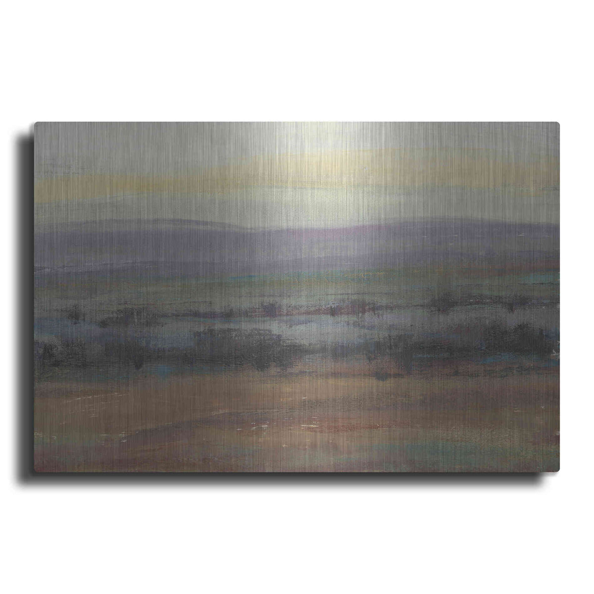 Luxe Metal Art 'Fast Fading Light I' by Tim O'Toole, Metal Wall Art