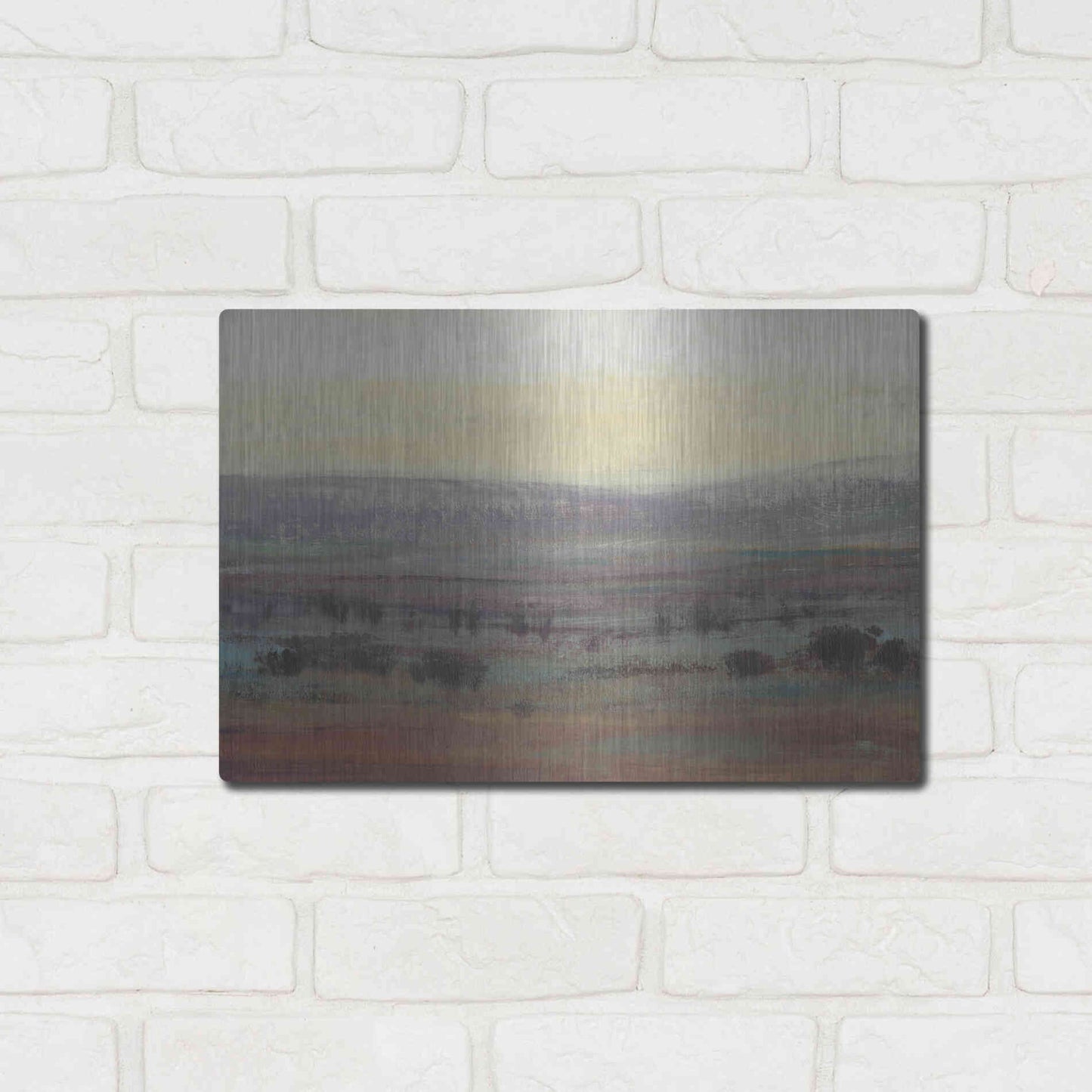 Luxe Metal Art 'Fast Fading Light II' by Tim O'Toole, Metal Wall Art,16x12