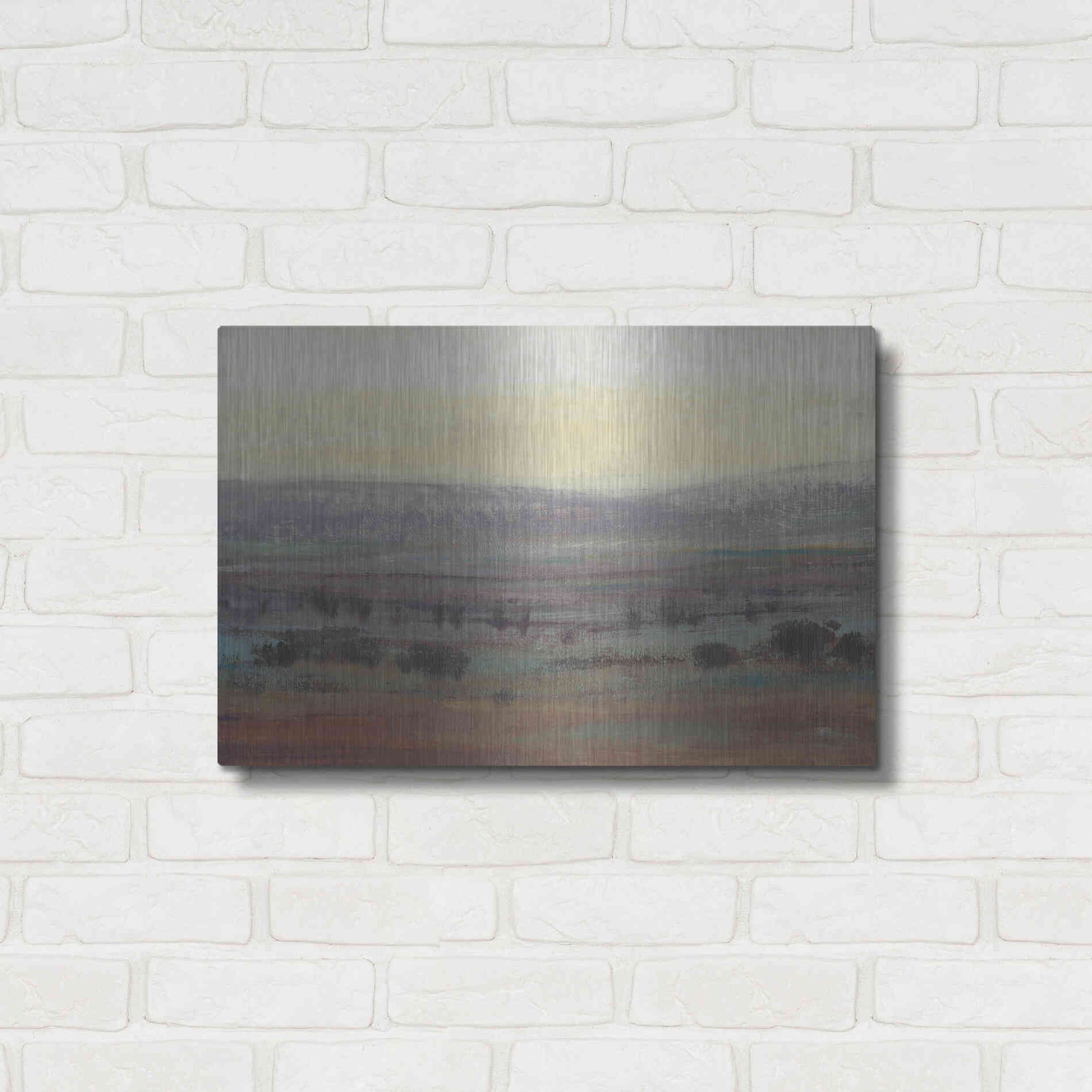 Luxe Metal Art 'Fast Fading Light II' by Tim O'Toole, Metal Wall Art,24x16