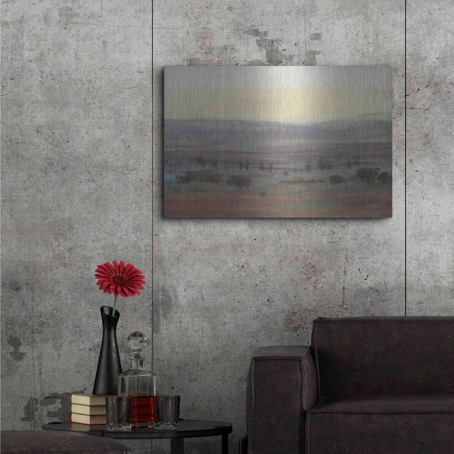 Luxe Metal Art 'Fast Fading Light II' by Tim O'Toole, Metal Wall Art,36x24