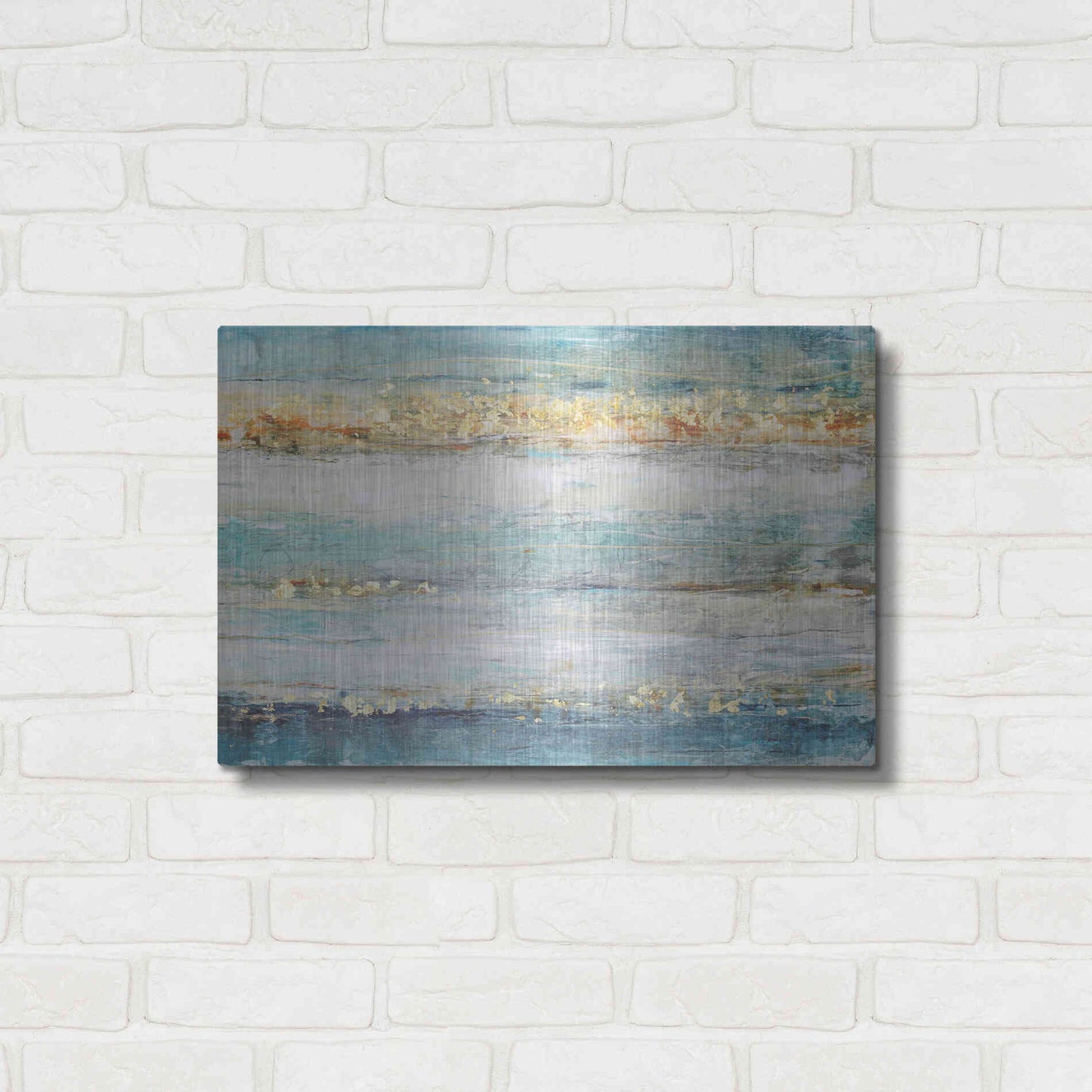 Luxe Metal Art 'Accent I' by Tim O'Toole, Metal Wall Art,24x16