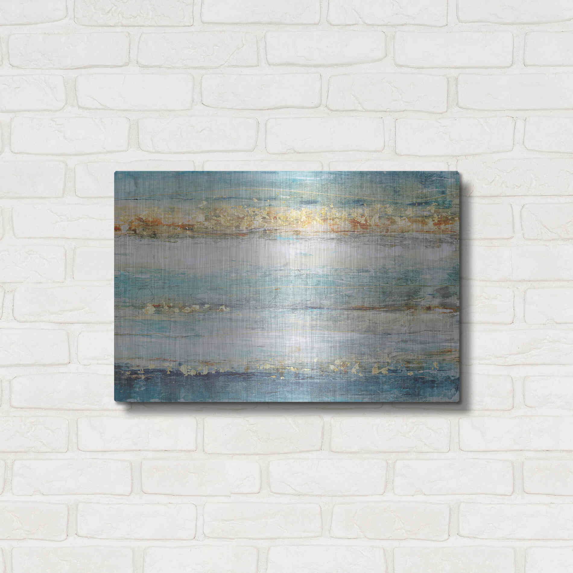 Luxe Metal Art 'Accent I' by Tim O'Toole, Metal Wall Art,24x16