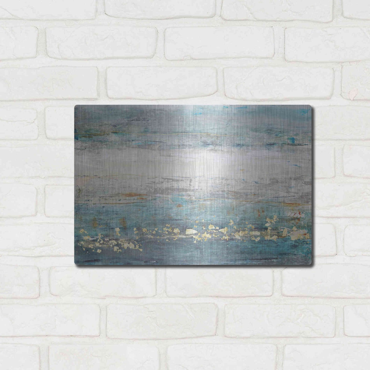 Luxe Metal Art 'Accent II' by Tim O'Toole, Metal Wall Art,16x12