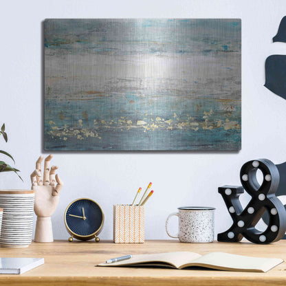 Luxe Metal Art 'Accent II' by Tim O'Toole, Metal Wall Art,16x12