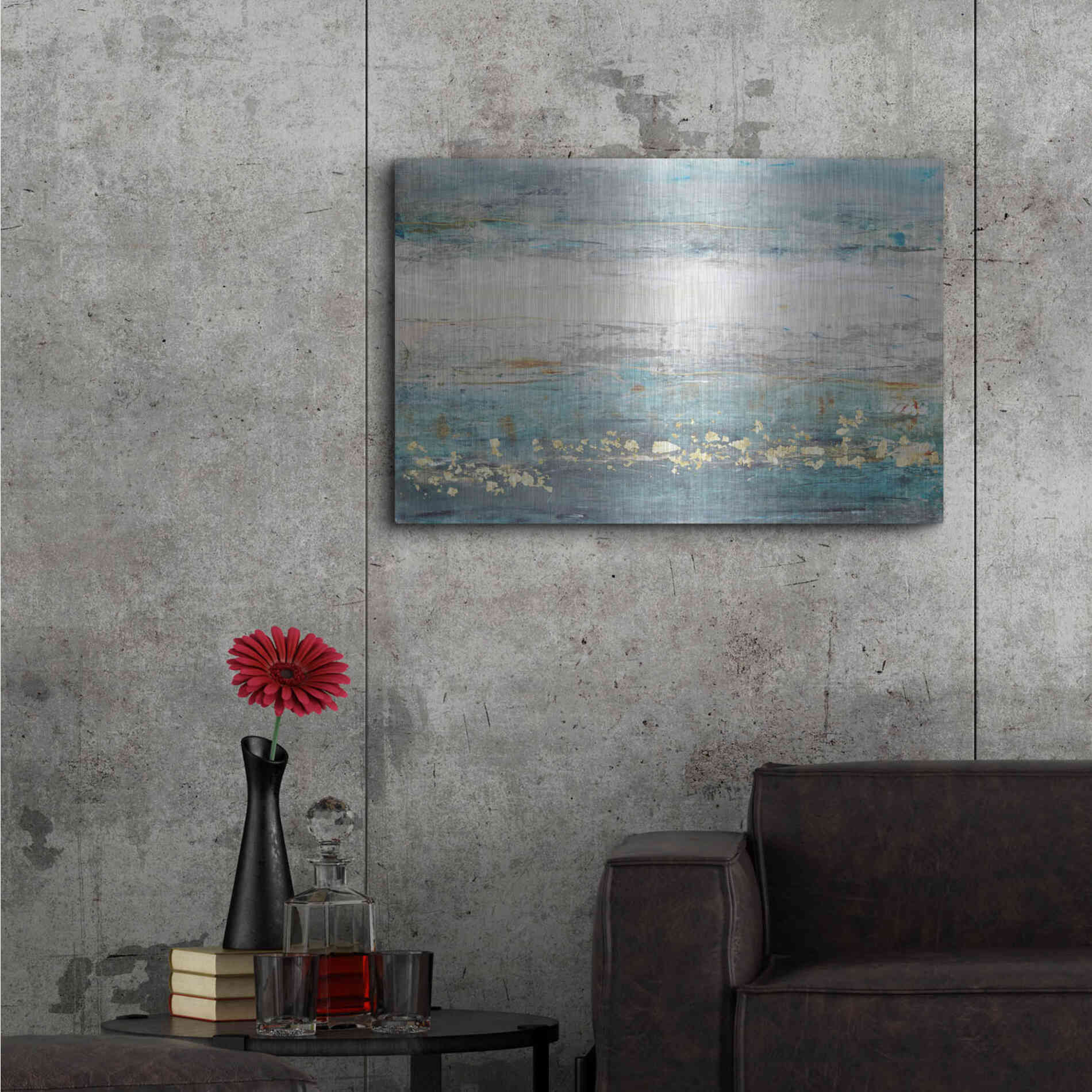 Luxe Metal Art 'Accent II' by Tim O'Toole, Metal Wall Art,36x24