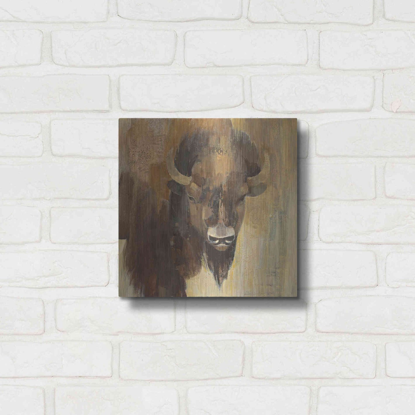 Luxe Metal Art 'Into the Wild I' by Albena Hristova, Metal Wall Art,12x12