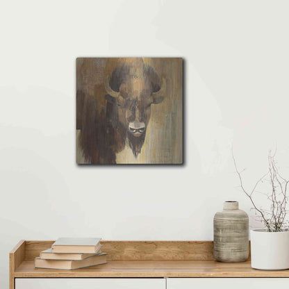 Luxe Metal Art 'Into the Wild I' by Albena Hristova, Metal Wall Art,12x12