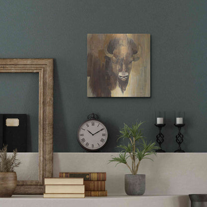 Luxe Metal Art 'Into the Wild I' by Albena Hristova, Metal Wall Art,12x12