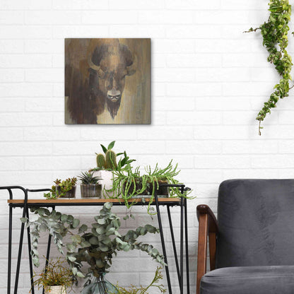 Luxe Metal Art 'Into the Wild I' by Albena Hristova, Metal Wall Art,12x12