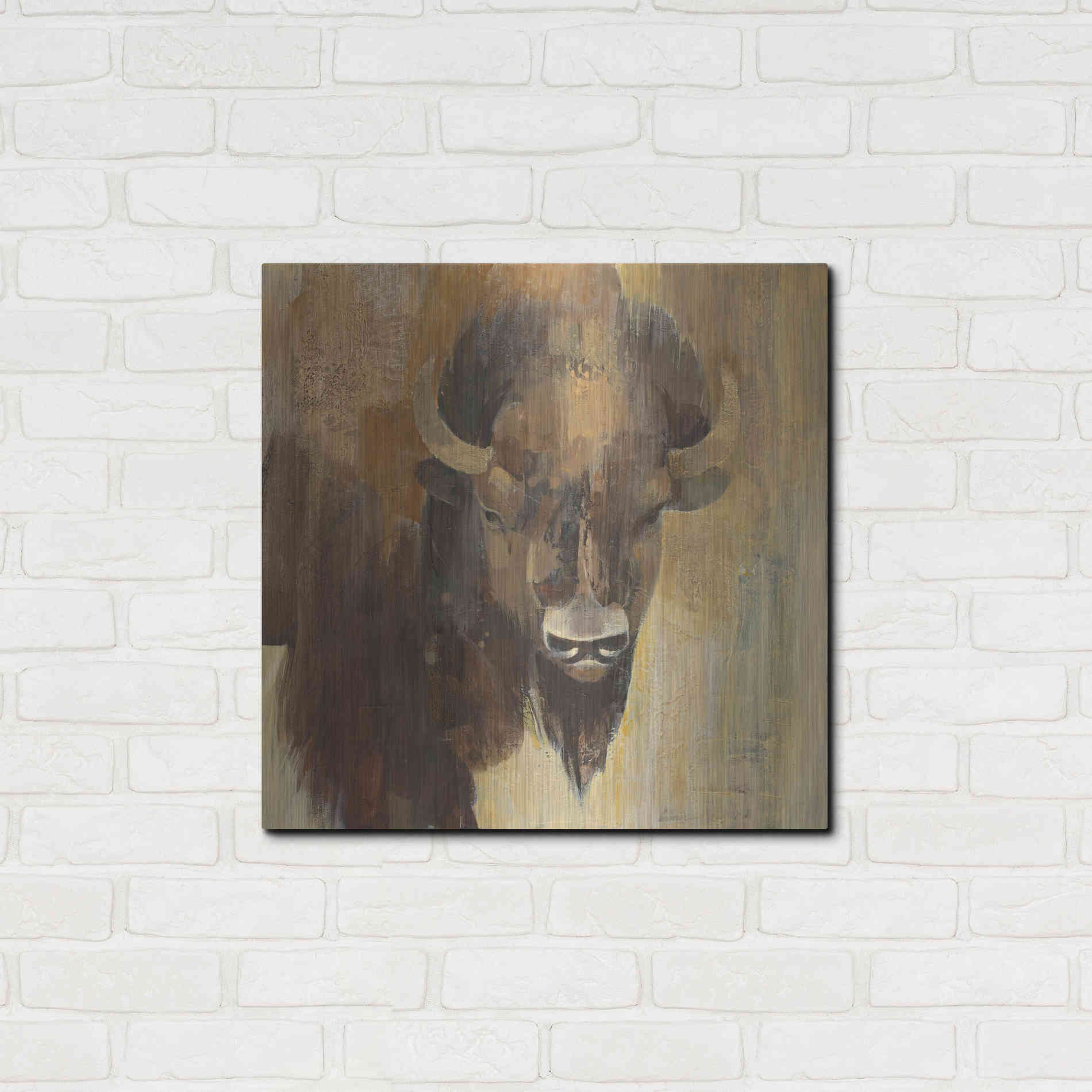 Luxe Metal Art 'Into the Wild I' by Albena Hristova, Metal Wall Art,24x24