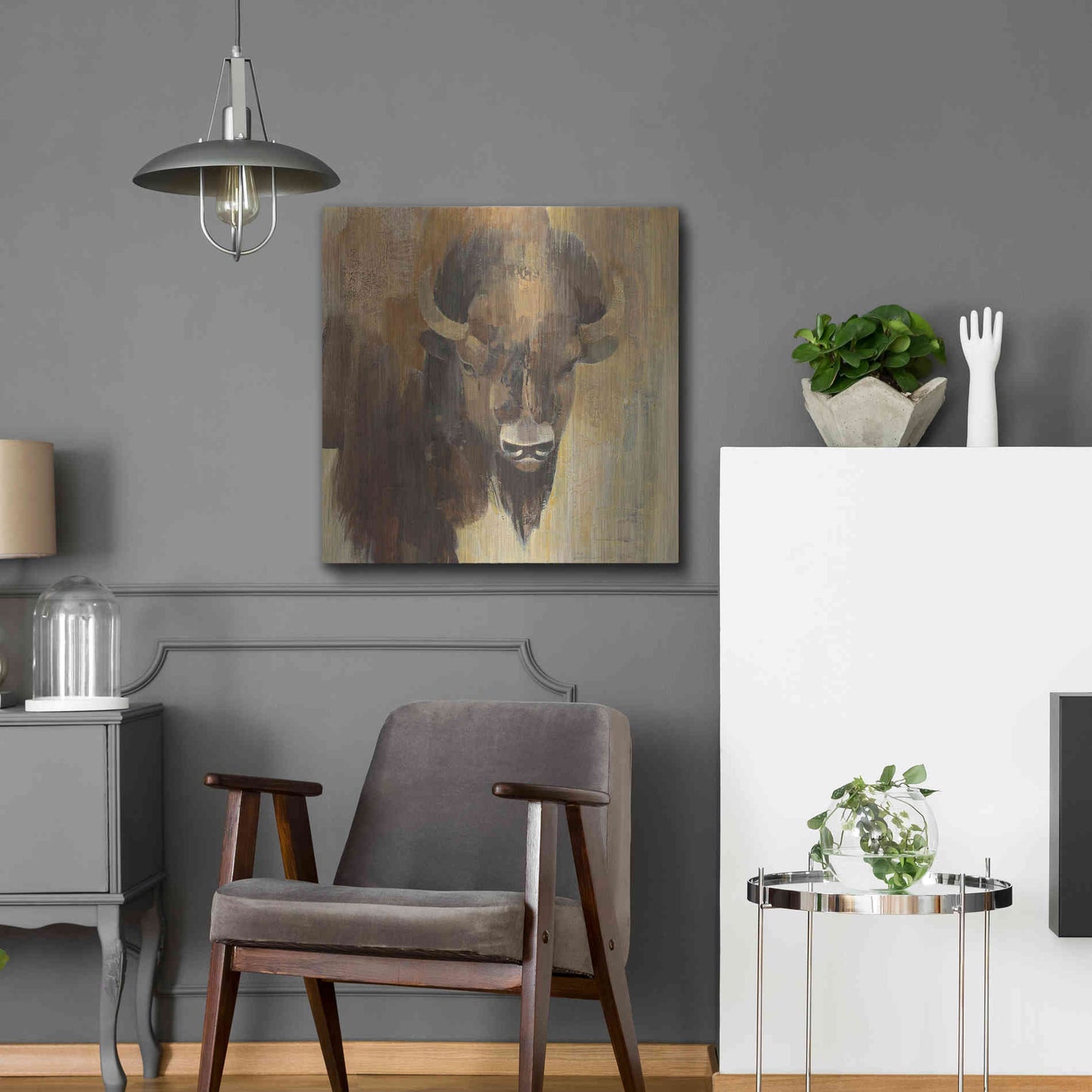 Luxe Metal Art 'Into the Wild I' by Albena Hristova, Metal Wall Art,24x24