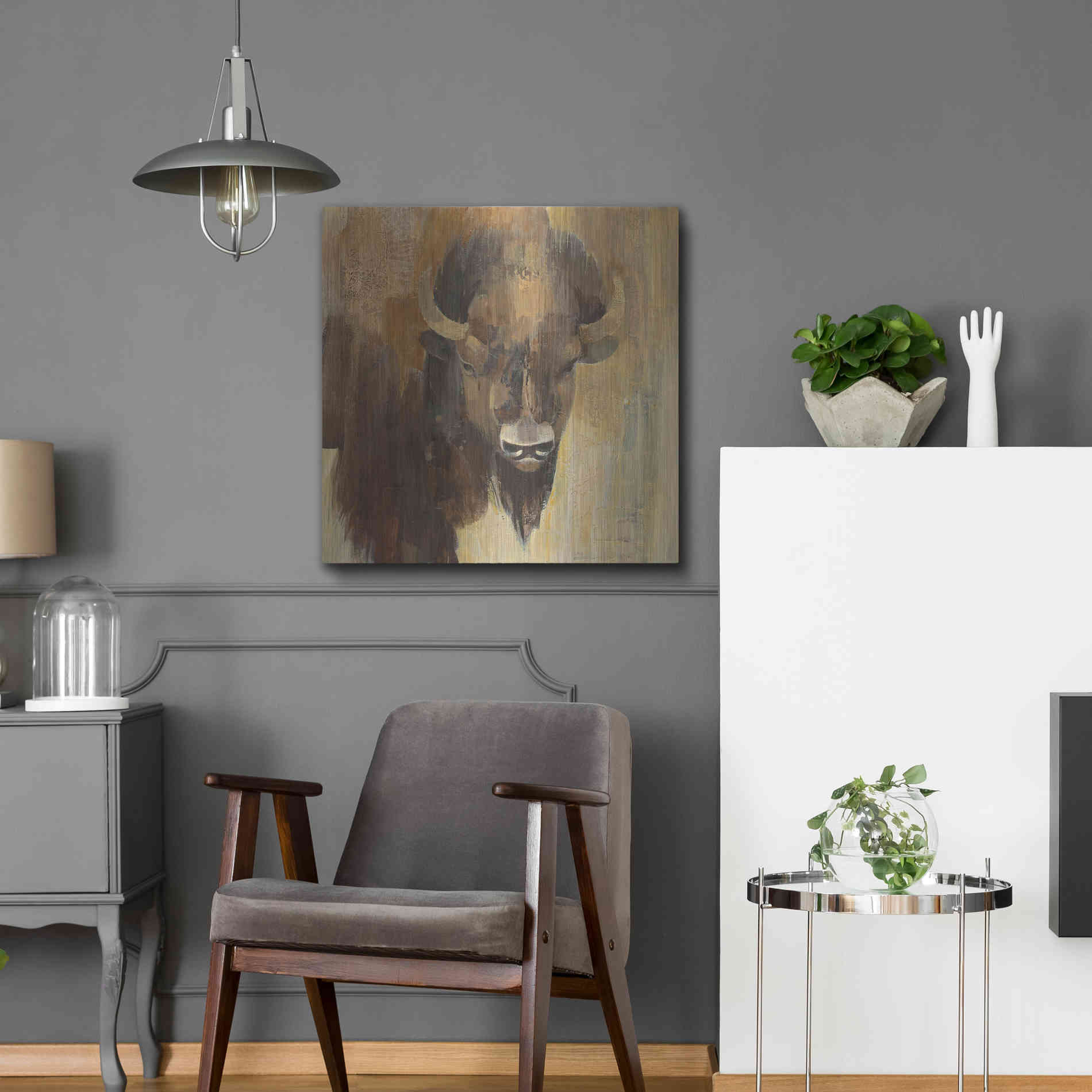 Luxe Metal Art 'Into the Wild I' by Albena Hristova, Metal Wall Art,24x24