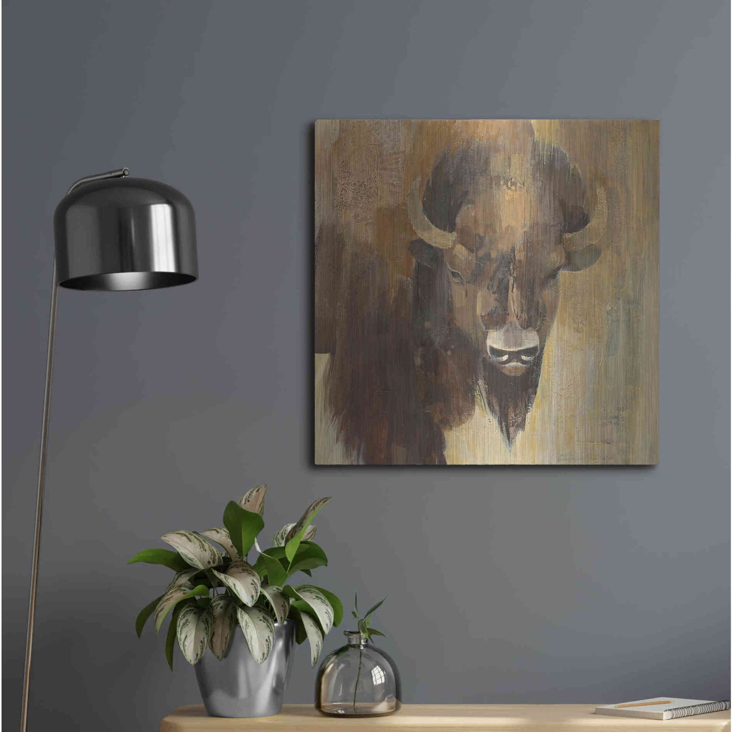 Luxe Metal Art 'Into the Wild I' by Albena Hristova, Metal Wall Art,24x24