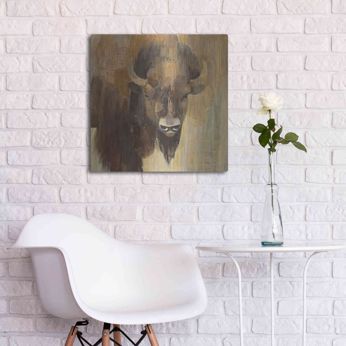 Luxe Metal Art 'Into the Wild I' by Albena Hristova, Metal Wall Art,24x24