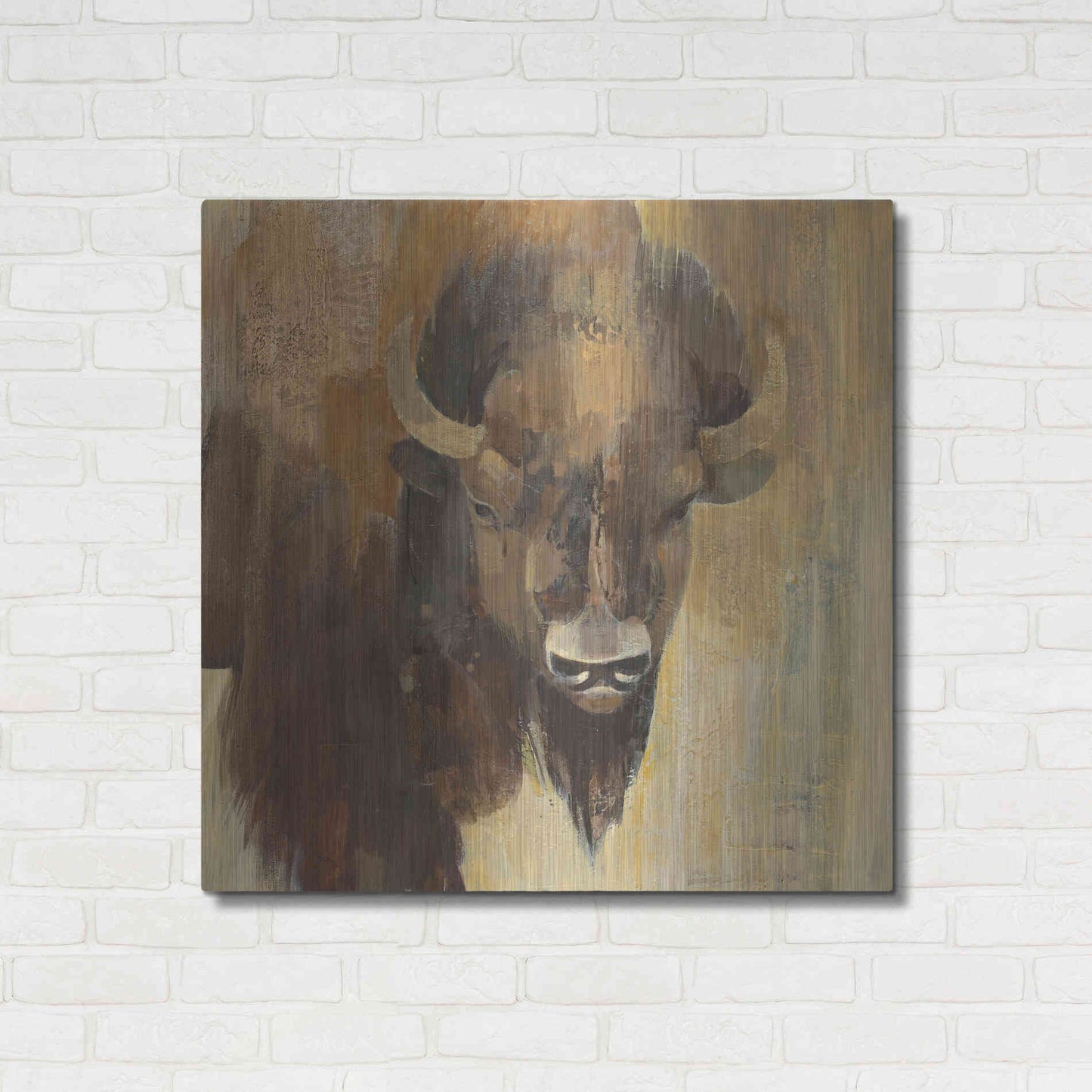 Luxe Metal Art 'Into the Wild I' by Albena Hristova, Metal Wall Art,36x36