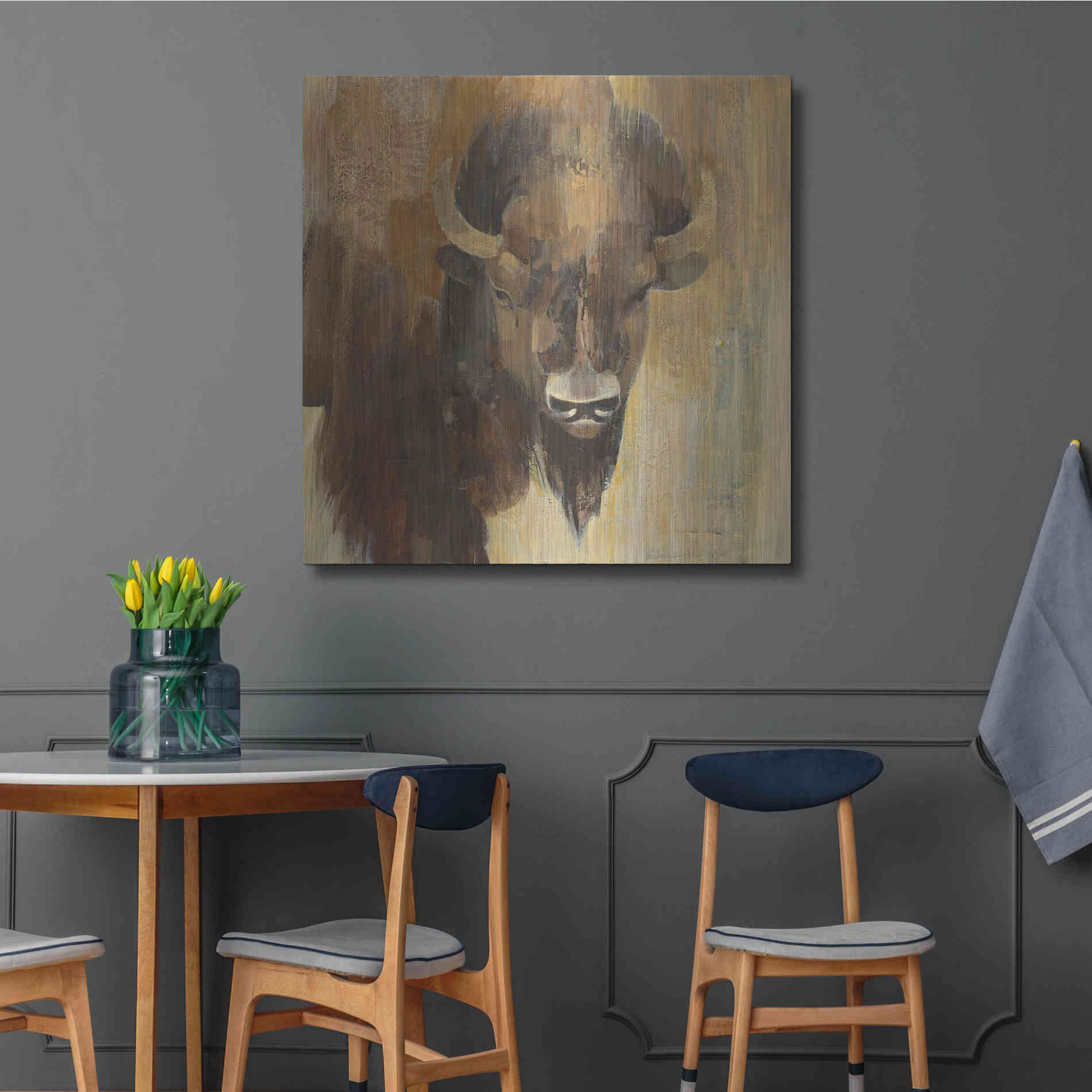 Luxe Metal Art 'Into the Wild I' by Albena Hristova, Metal Wall Art,36x36