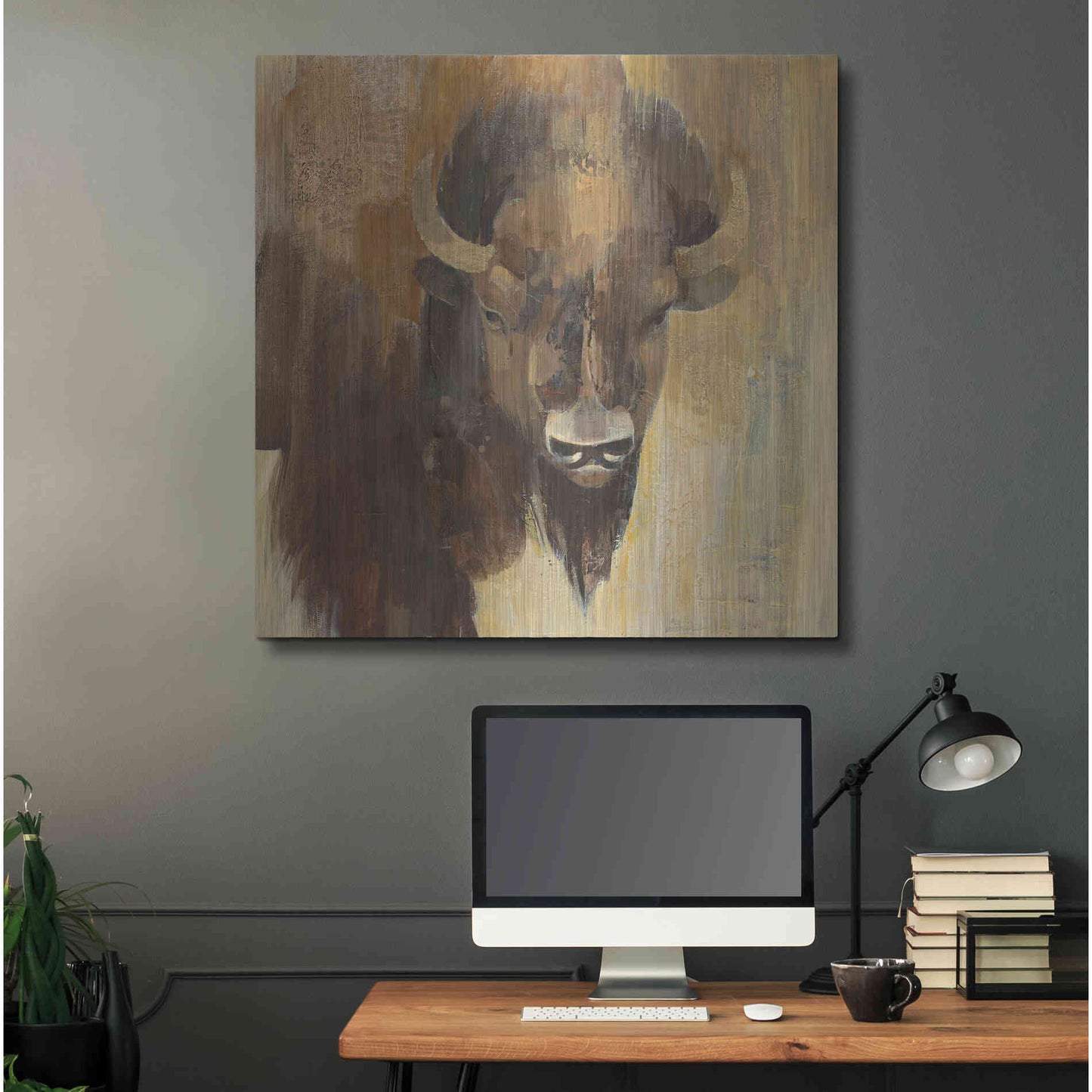 Luxe Metal Art 'Into the Wild I' by Albena Hristova, Metal Wall Art,36x36