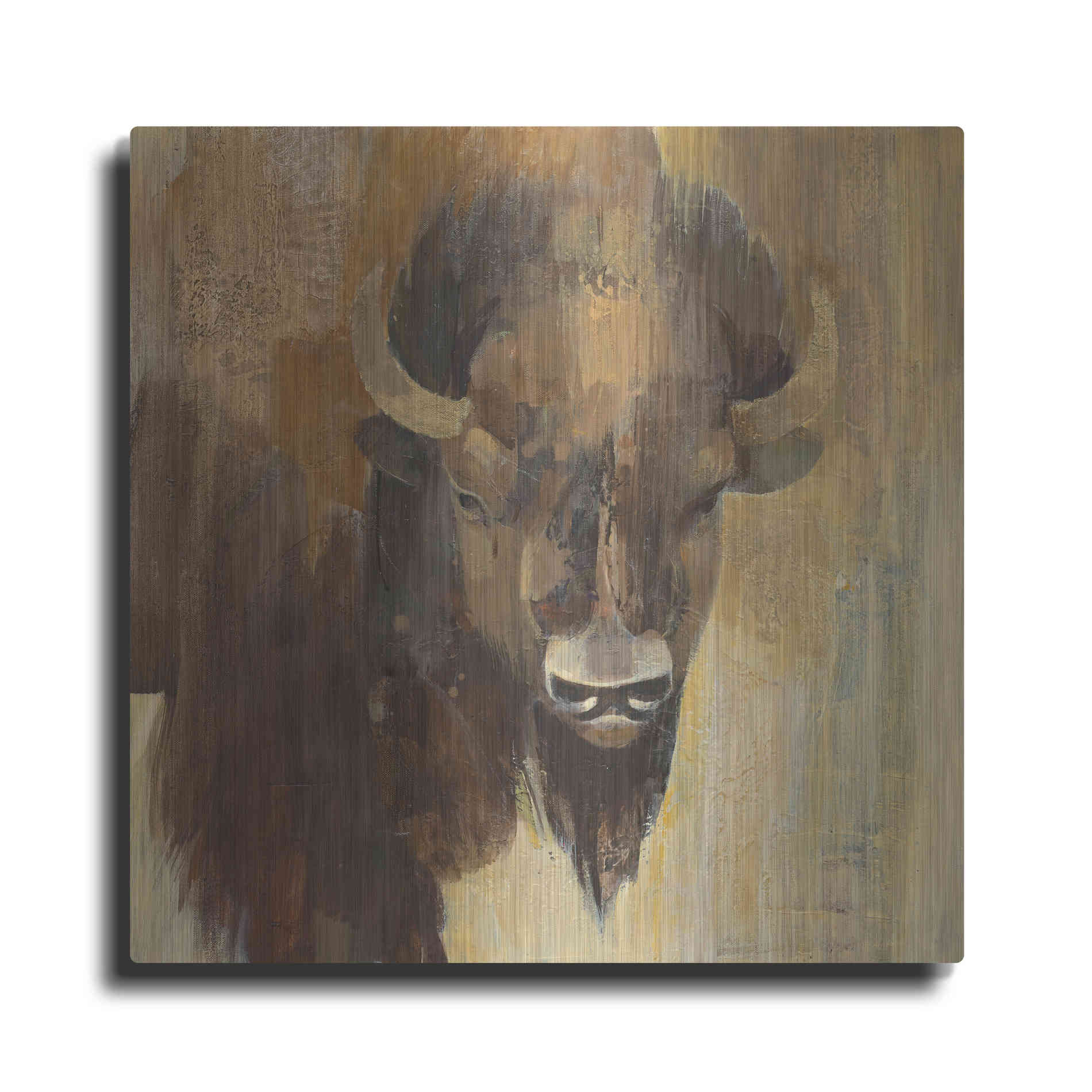 Luxe Metal Art 'Into the Wild I' by Albena Hristova, Metal Wall Art