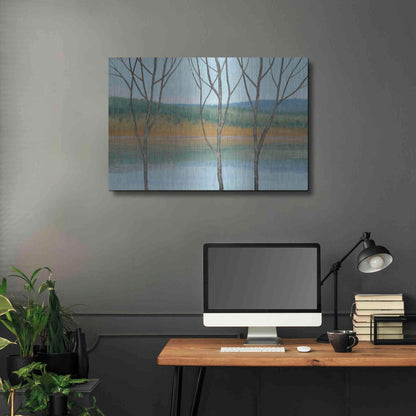 Luxe Metal Art 'Between Water III' by Tim O'Toole, Metal Wall Art,36x24