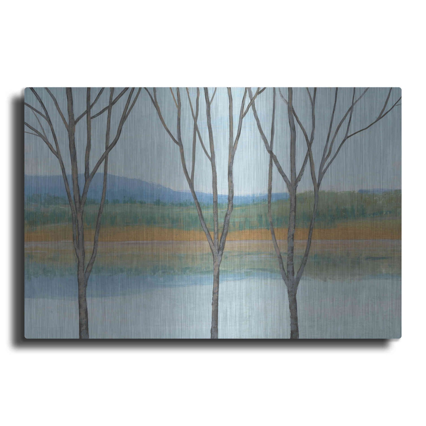 Luxe Metal Art 'Between Water IV' by Tim O'Toole, Metal Wall Art