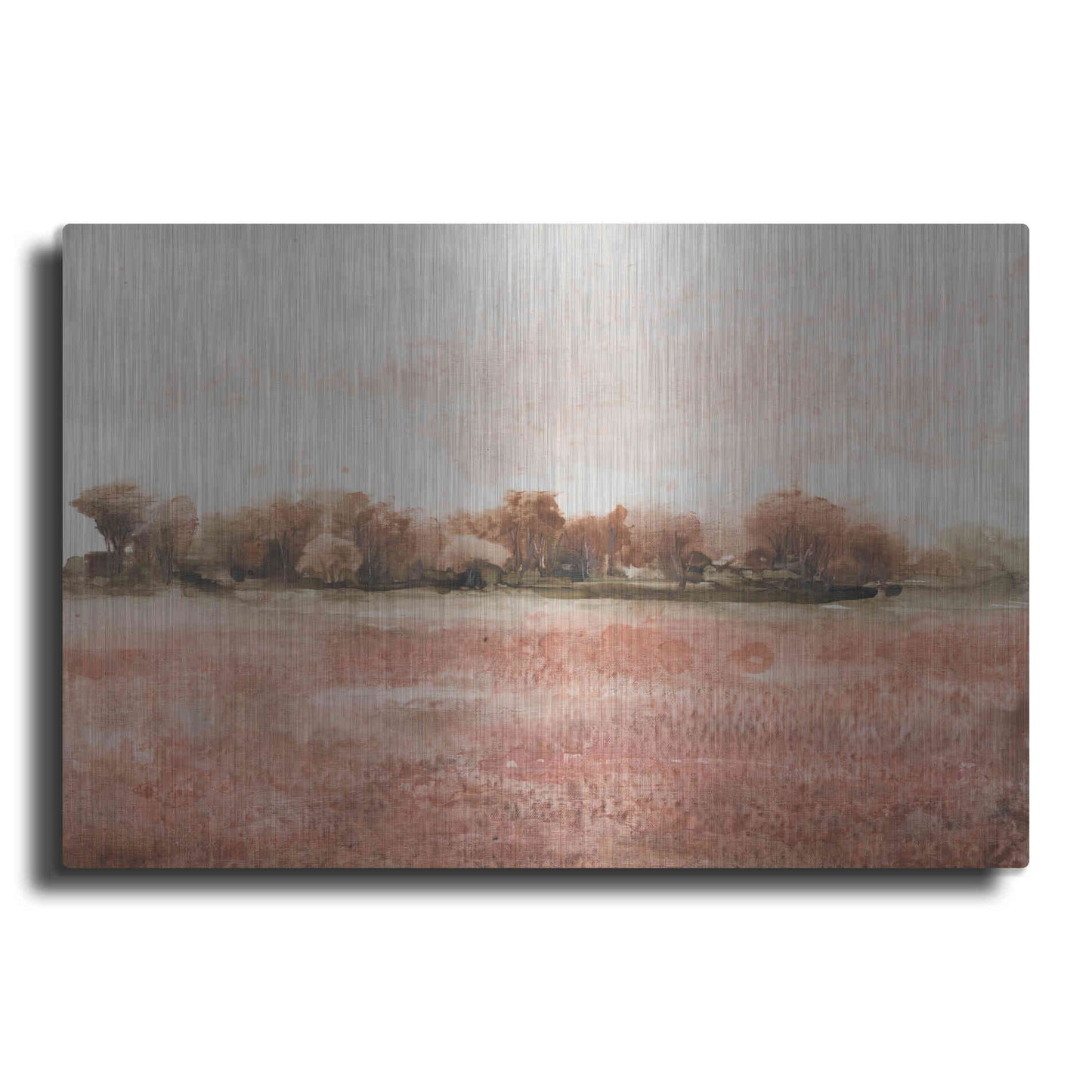 Luxe Metal Art 'Red Soil I' by Tim O'Toole, Metal Wall Art