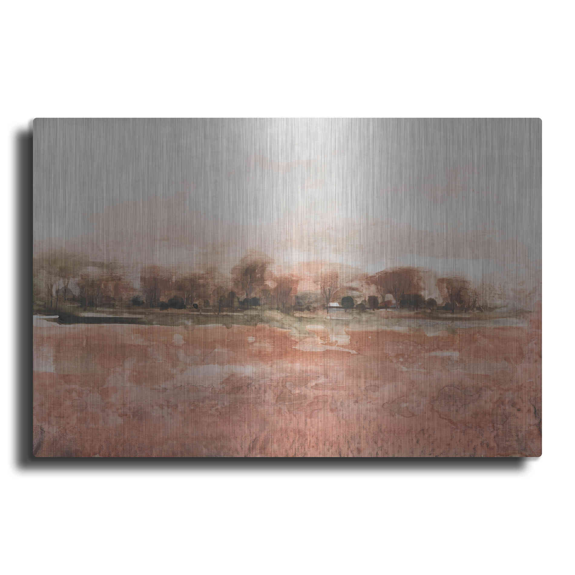 Luxe Metal Art 'Red Soil II' by Tim O'Toole, Metal Wall Art