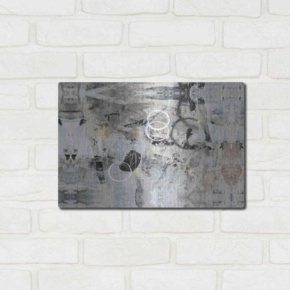 Luxe Metal Art 'Fraction of Time II' by Tim O'Toole, Metal Wall Art,16x12