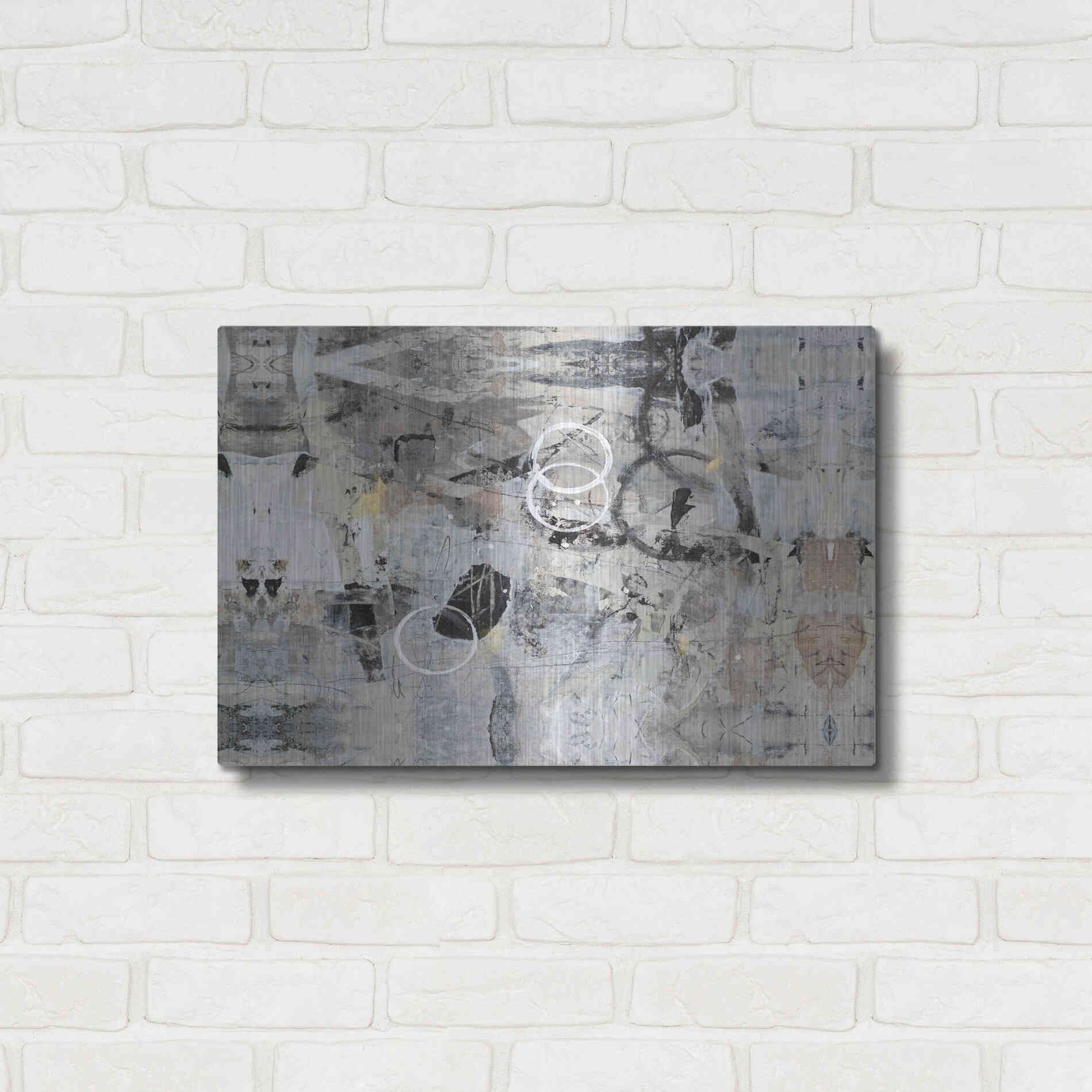 Luxe Metal Art 'Fraction of Time II' by Tim O'Toole, Metal Wall Art,24x16