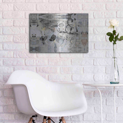 Luxe Metal Art 'Fraction of Time II' by Tim O'Toole, Metal Wall Art,24x16