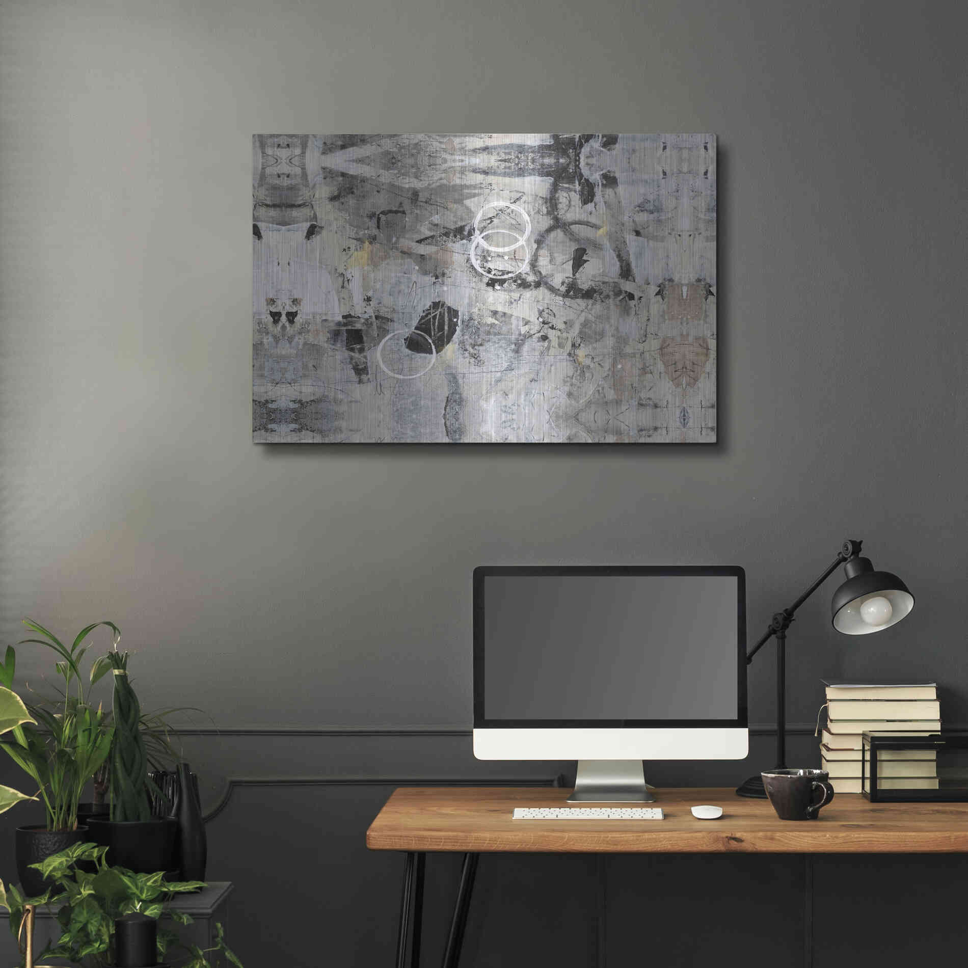 Luxe Metal Art 'Fraction of Time II' by Tim O'Toole, Metal Wall Art,36x24