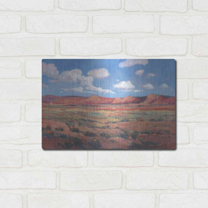 Luxe Metal Art 'Distant Mesa I' by Tim O'Toole, Metal Wall Art,16x12