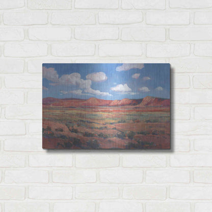 Luxe Metal Art 'Distant Mesa I' by Tim O'Toole, Metal Wall Art,24x16