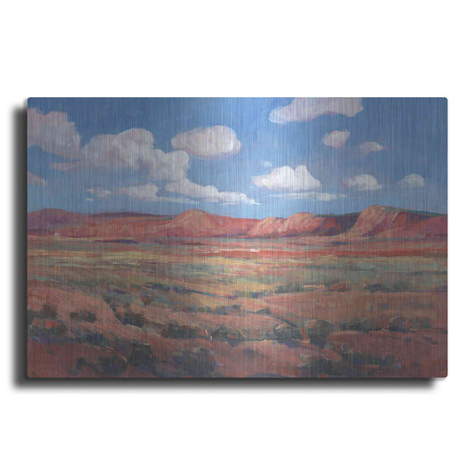 Luxe Metal Art 'Distant Mesa I' by Tim O'Toole, Metal Wall Art
