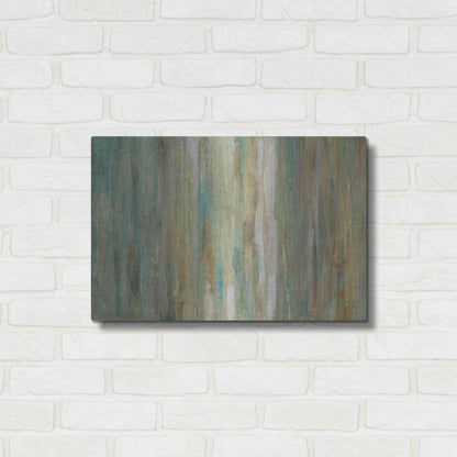 Luxe Metal Art 'Vertical Flow I' by Tim O'Toole, Metal Wall Art,24x16